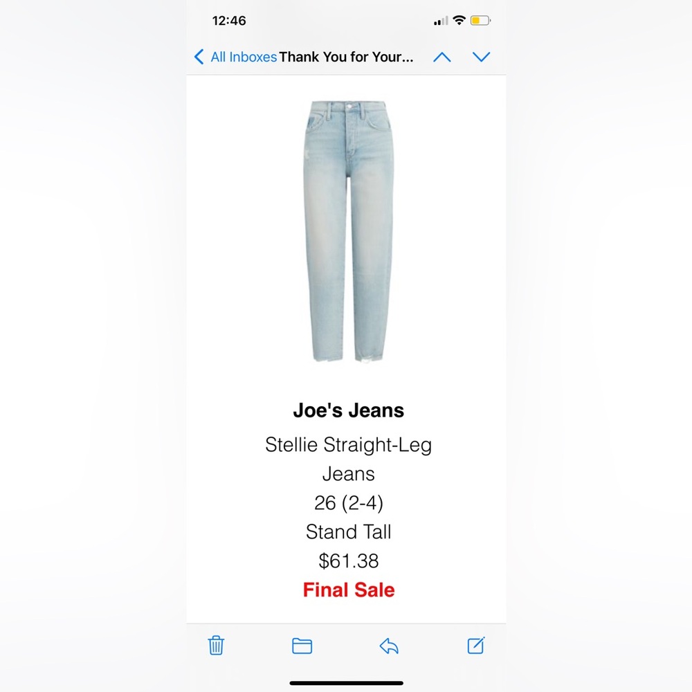 Joe’s Jeans Stellie loose high rise jeans in great condition